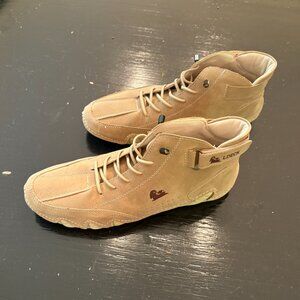 LDeck Casual Shoes Lace Up Khaki Unisex 41